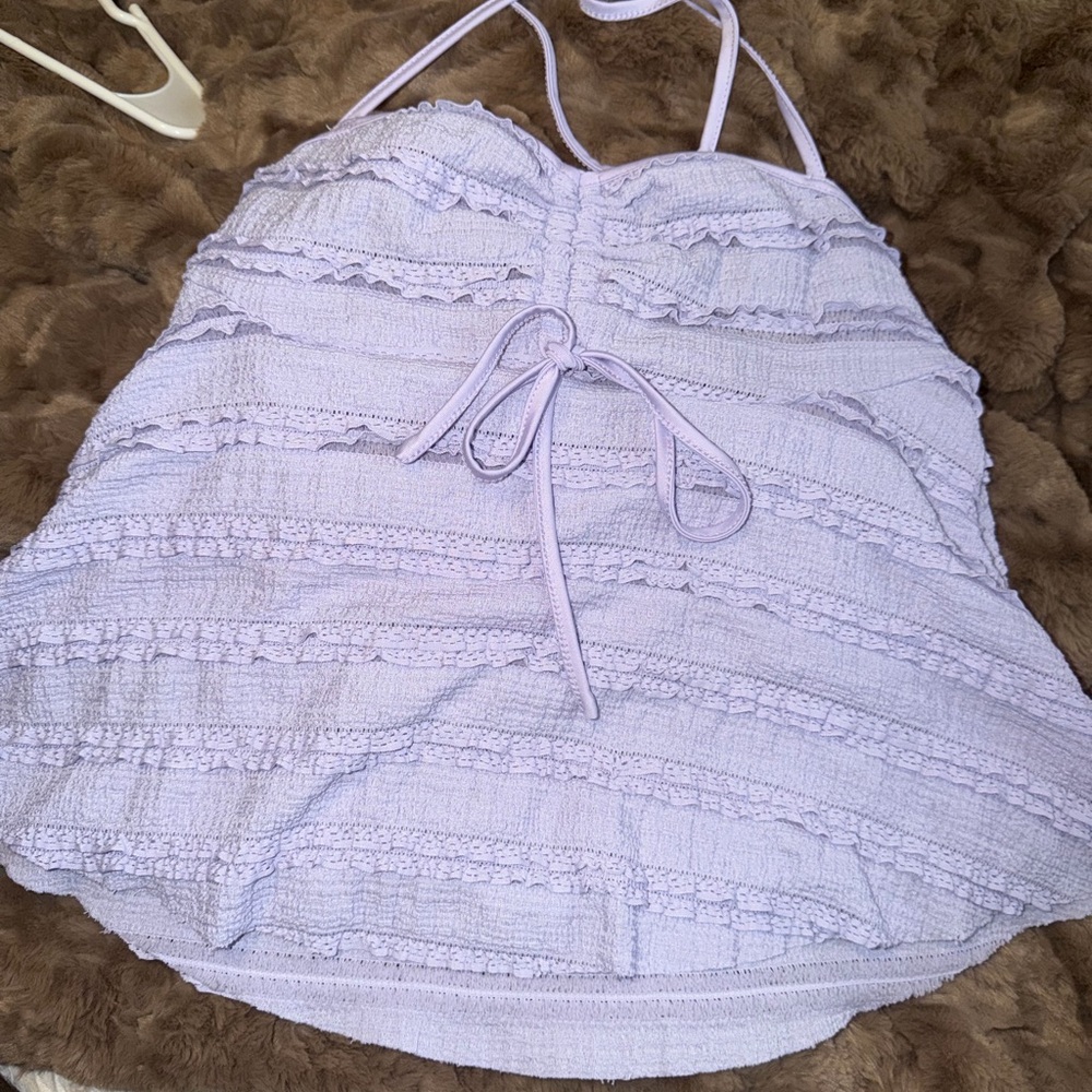 Lavender Textured Women's Top